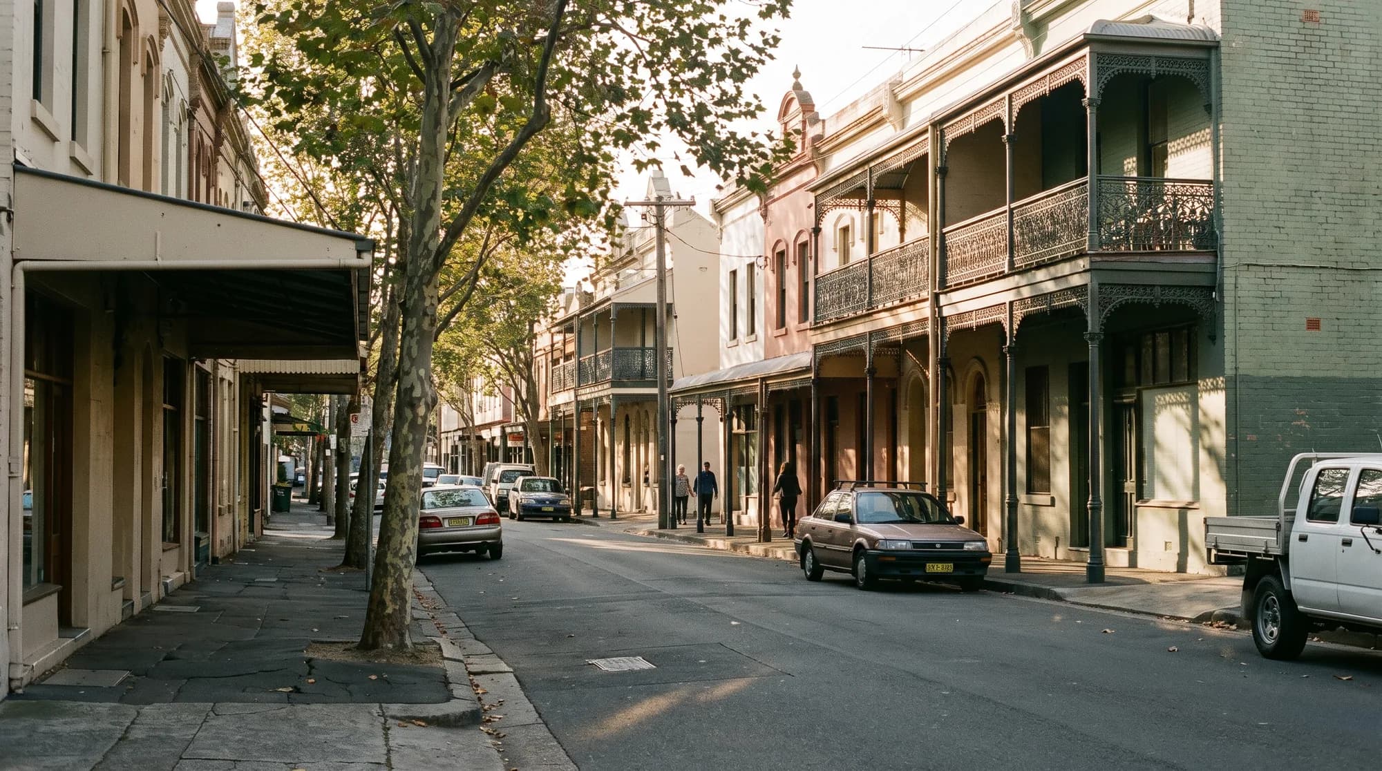 Enmore Road in Sydney's inner west, near the Sydney Vasectomy Centre