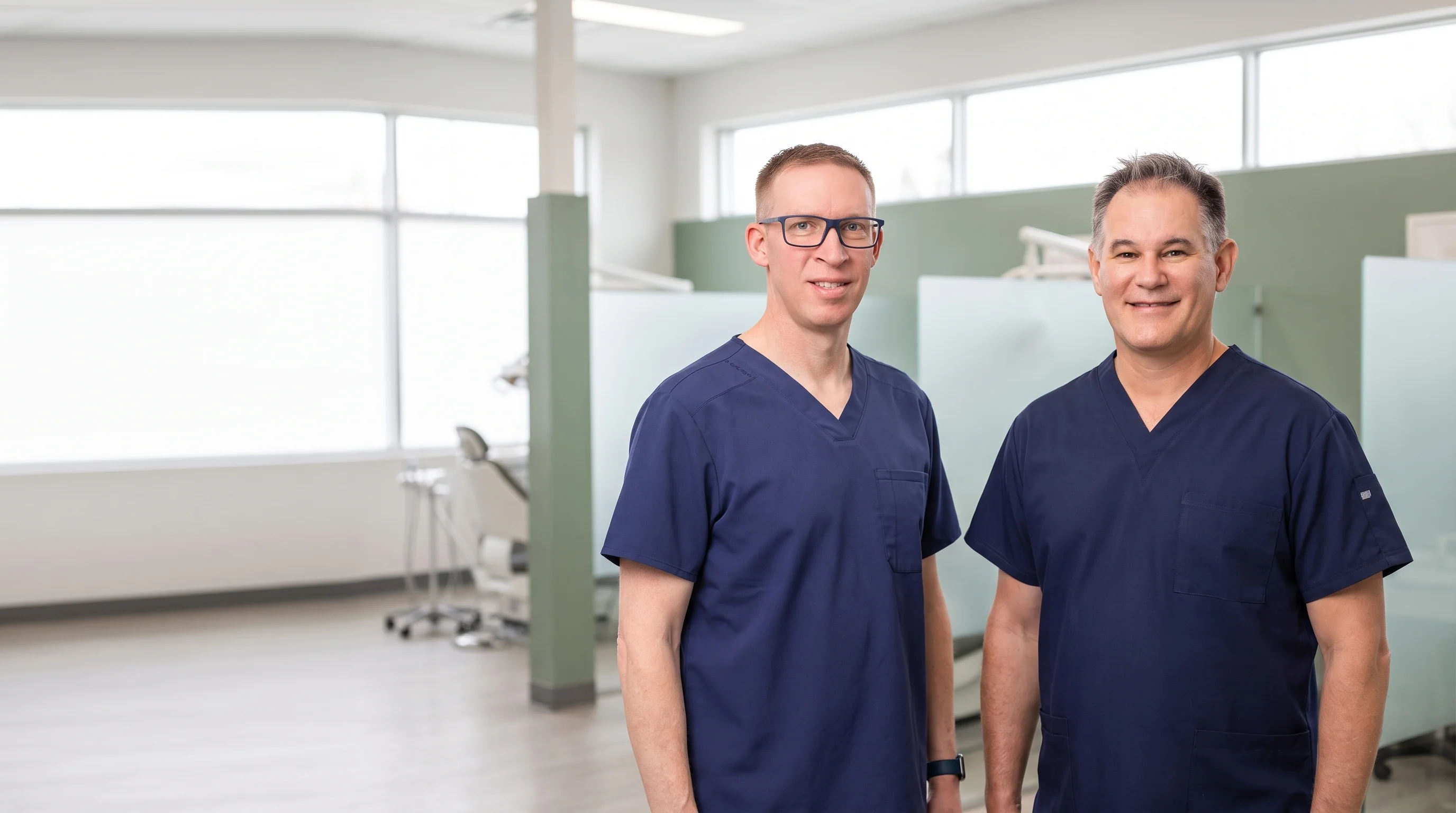 Dr Matt Valentine and Dr Geoff Cashion at the Sydney Vasectomy Centre